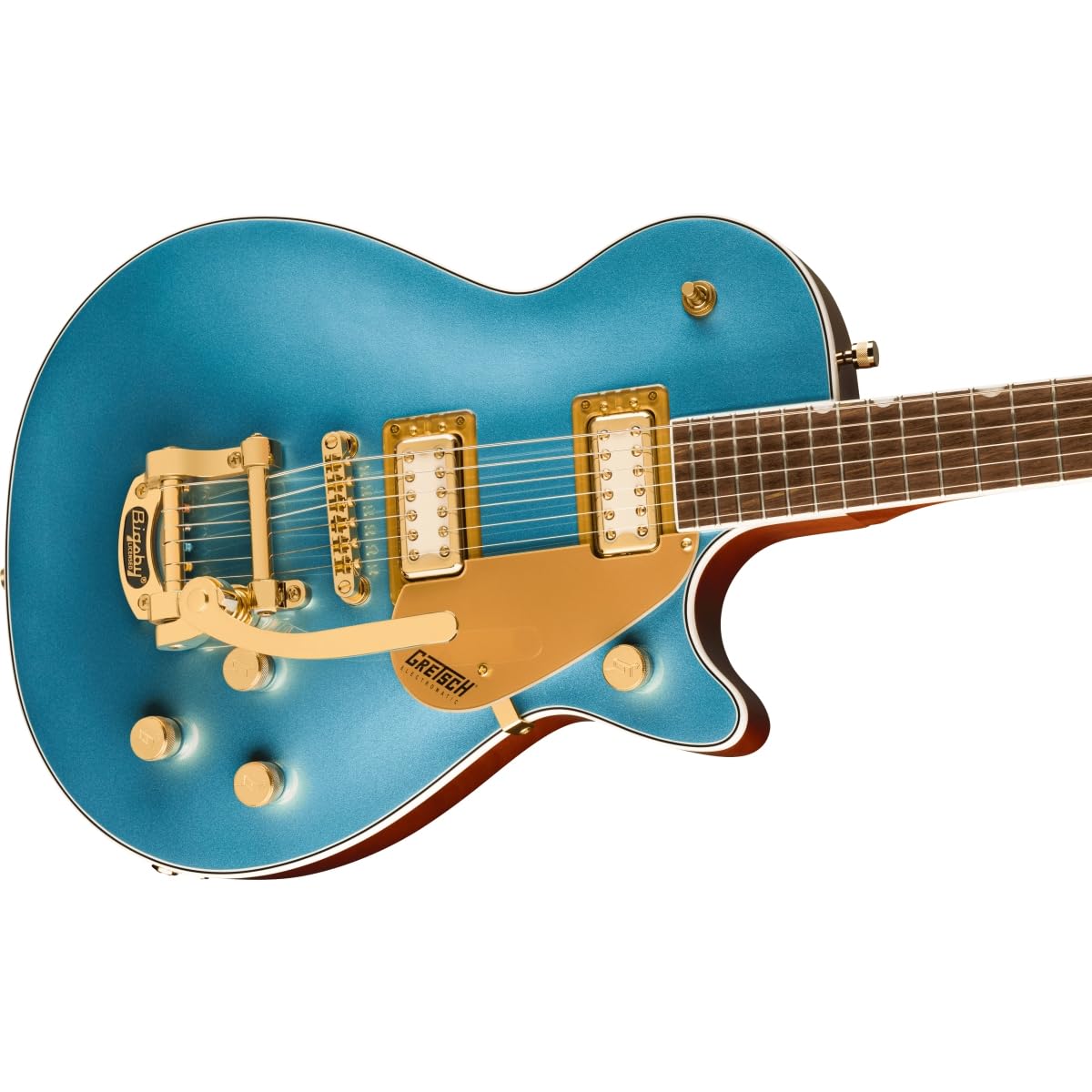 Gretsch Electromatic Pristine LTD Jet Single-Cut 6-String Right-Handed Electric Guitar with Bigsby Tailpiece (Mako)