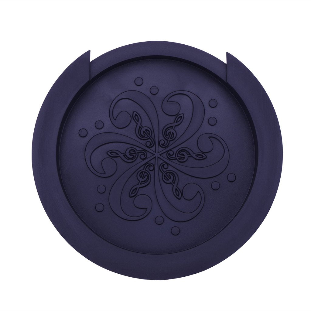 Guitar Soundhole Cover, 4 Inch Sound Hole Rubber Cover For Acoustic Guitar (Black)