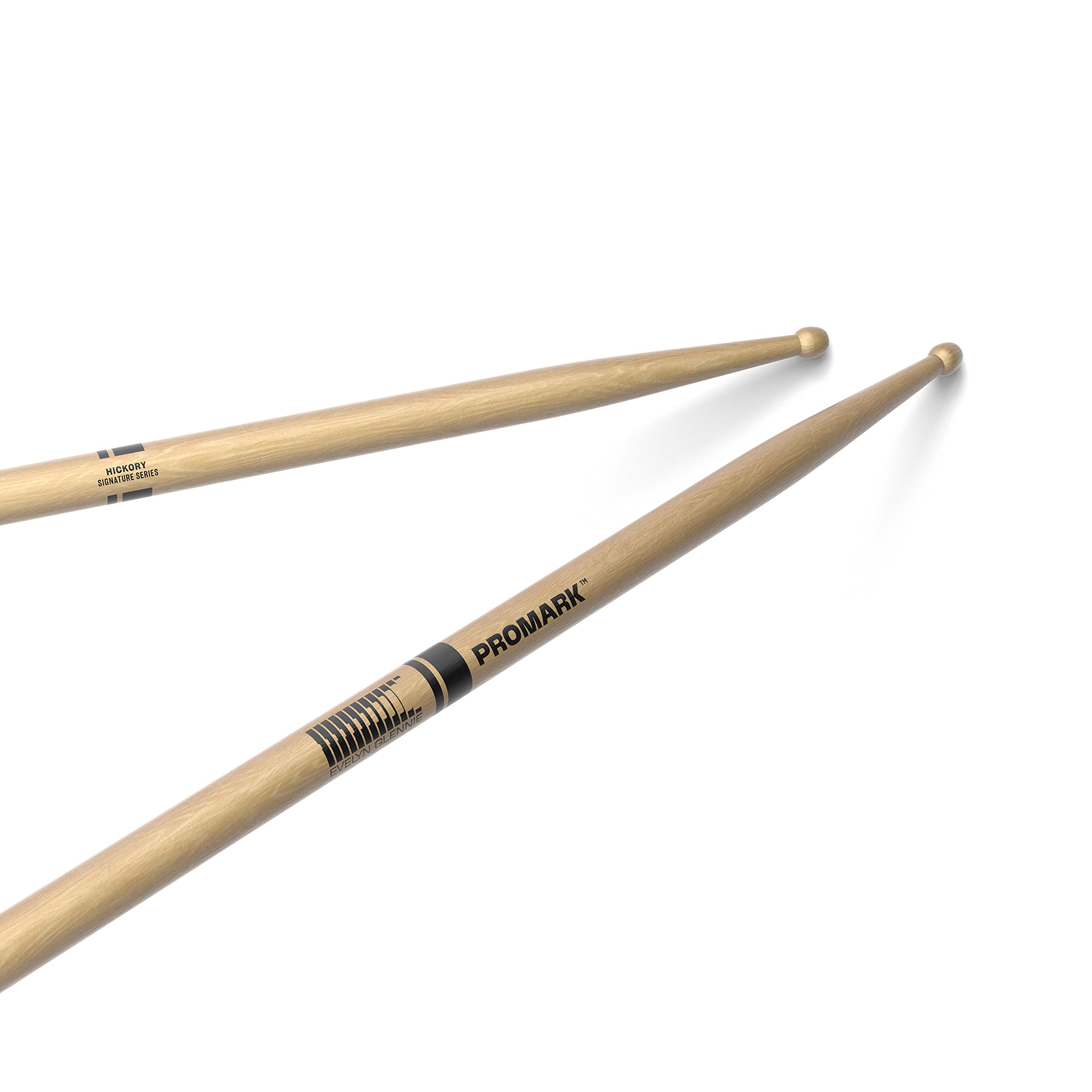 ProMark Dame Evelyn Glennie 740 Hickory Drumsticks, Wood Tip, One Pair