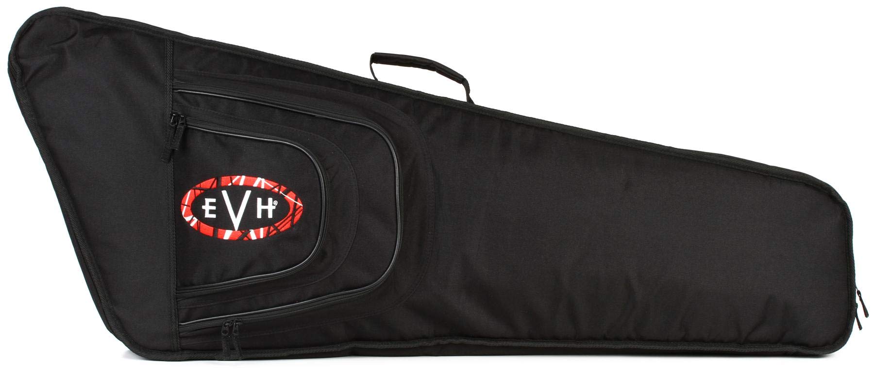 Evh Star Gig Bag - Black With Red Interior