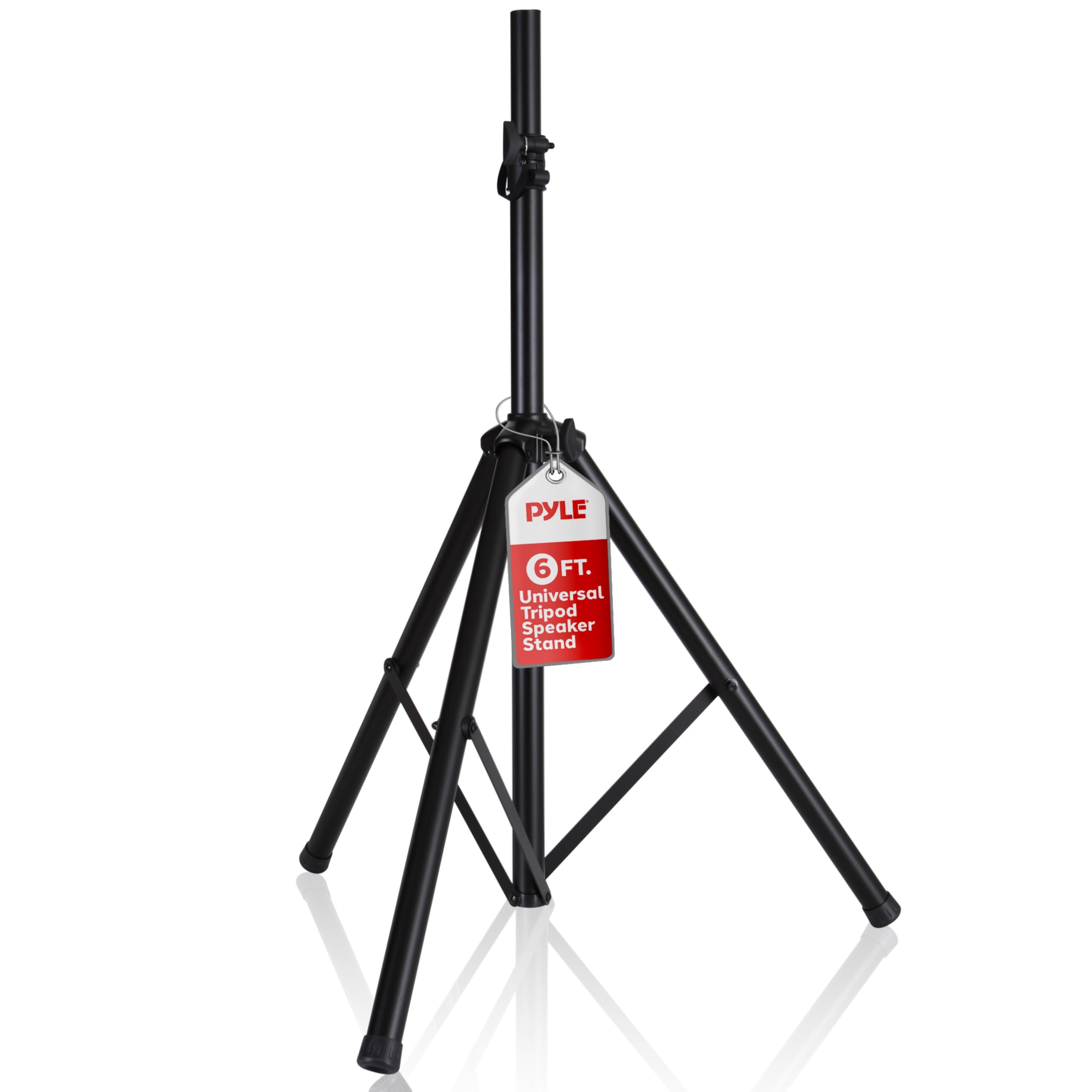 PYLE-PRO Universal Speaker Stand Mount Holder - 6ft Heavy Duty Tripod w/Telescoping Height Adjustment 40    to 71    35mm Compat