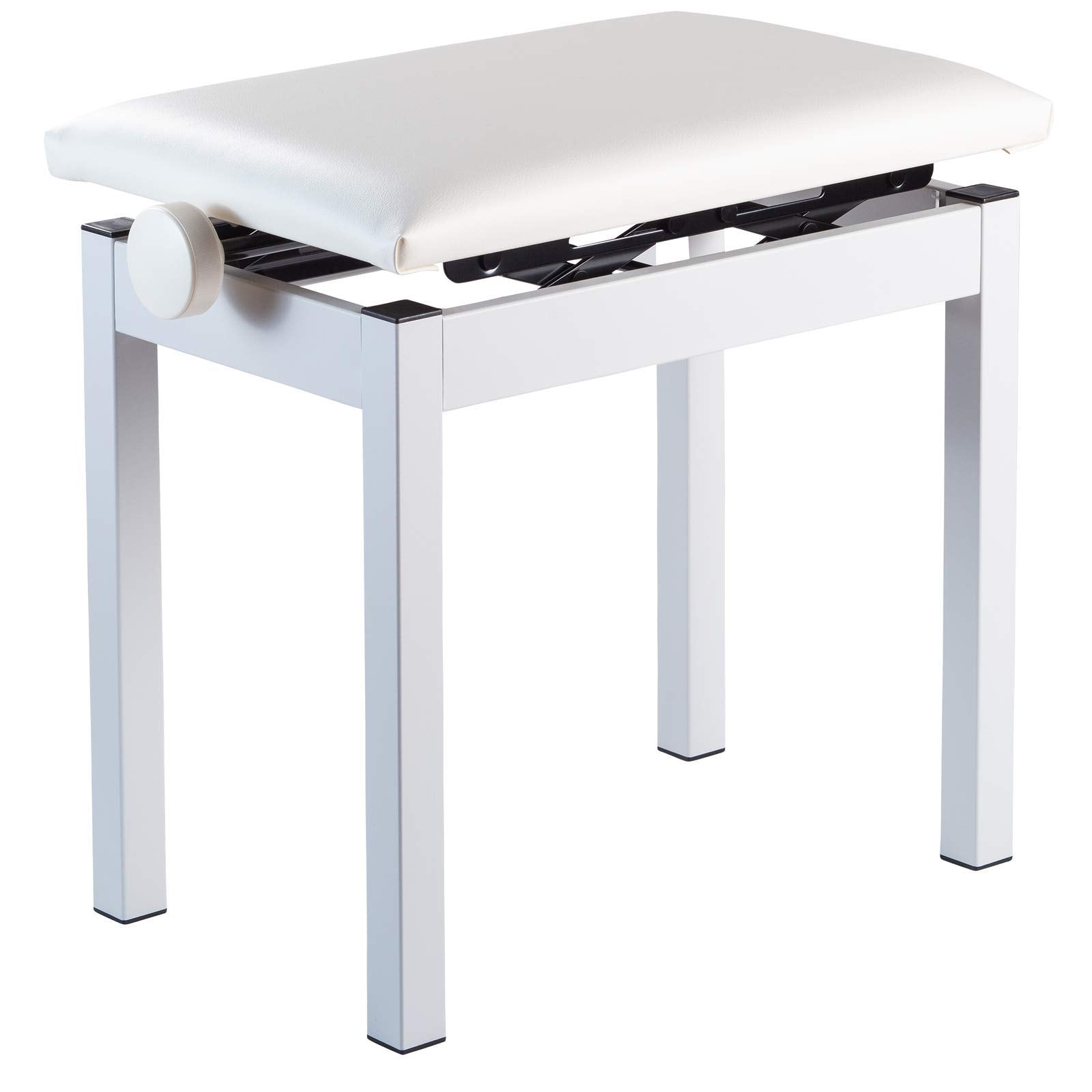 KORG PC-300 WH High and Low Swivel Chair for Piano, White