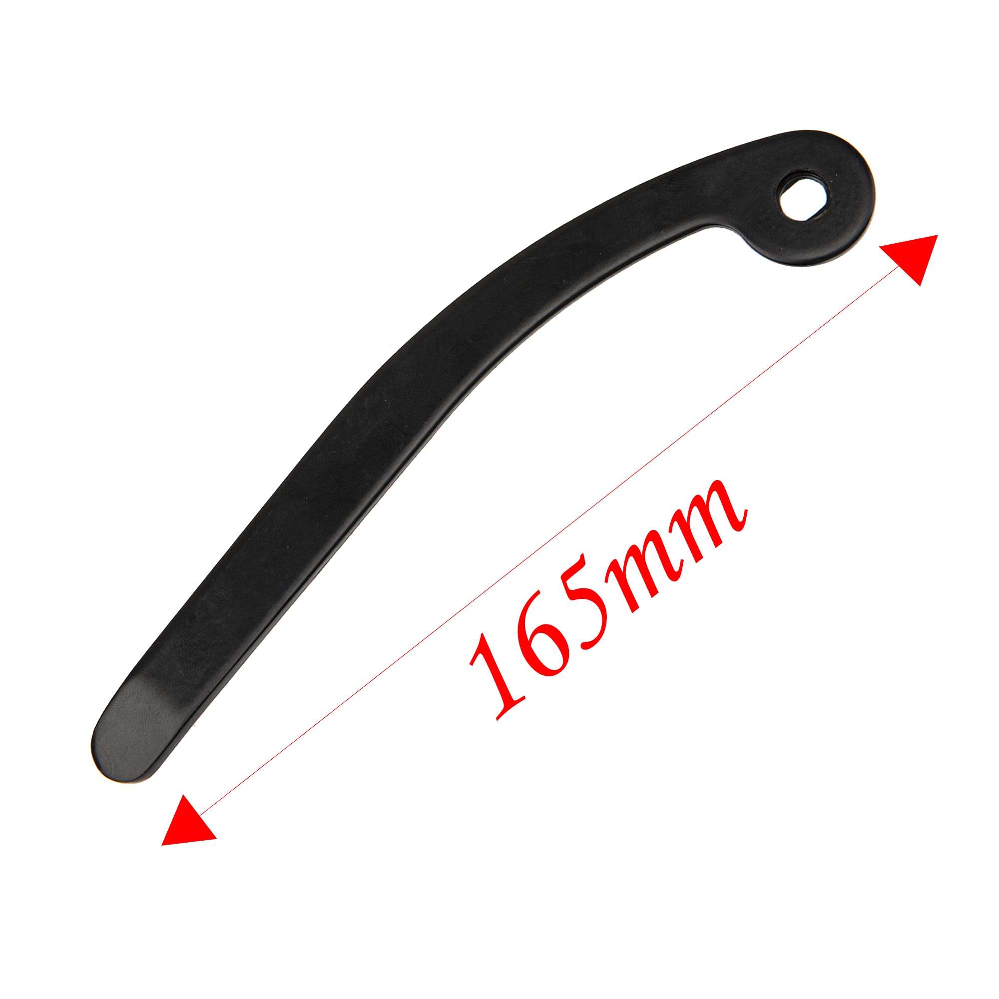 1Set Yootones Guitar Vibrato Bridge Tremolo System Arm Whammy Bar with Nut Spring Compatible with Electric Guitar (Black)