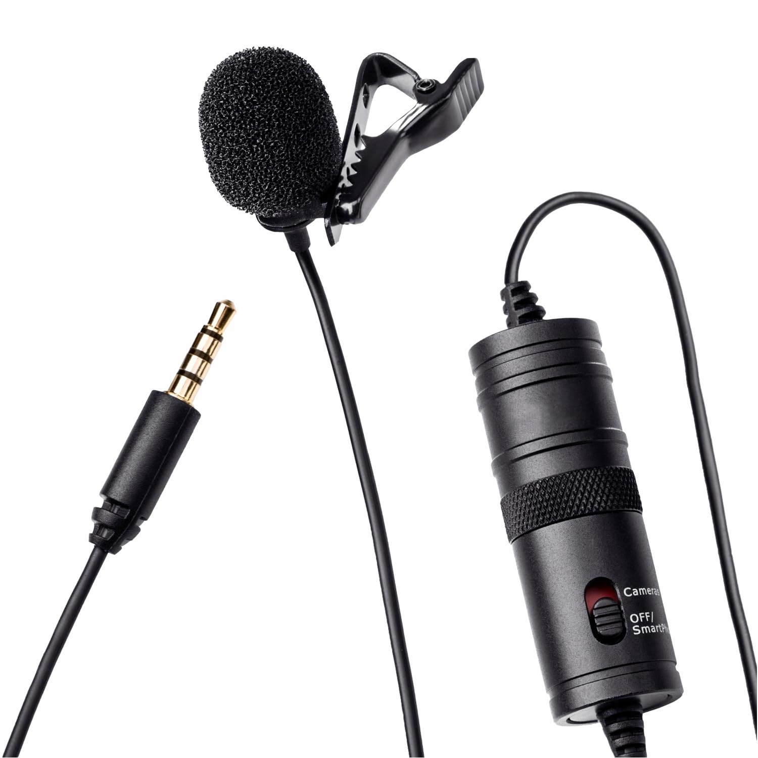 Humble Lavalier Microphone - Omnidirectional Condenser Lapel Mic For 3.5 Mm Jack Android Smartphones, Camcorders, Dslrs, Ideal F
