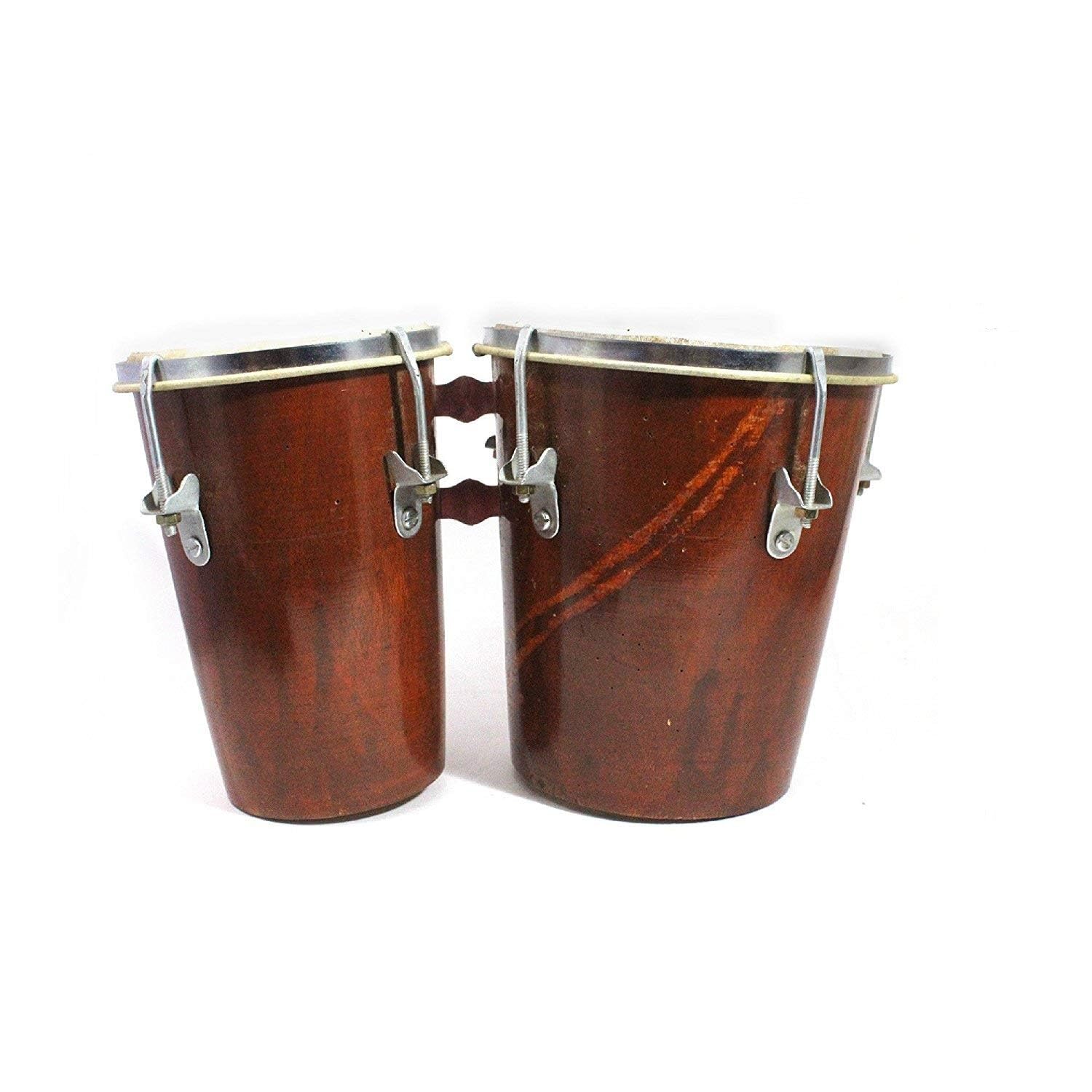 Gt Manufacturers Professional Two Piece Hand Made Wooden Bango Drum Set Bongo 03 (Shishme)