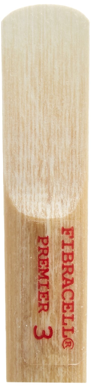 Fibracell FCSSP3 Premier Series Synthetic Reed for Soprano Saxophone, 3 Strength
