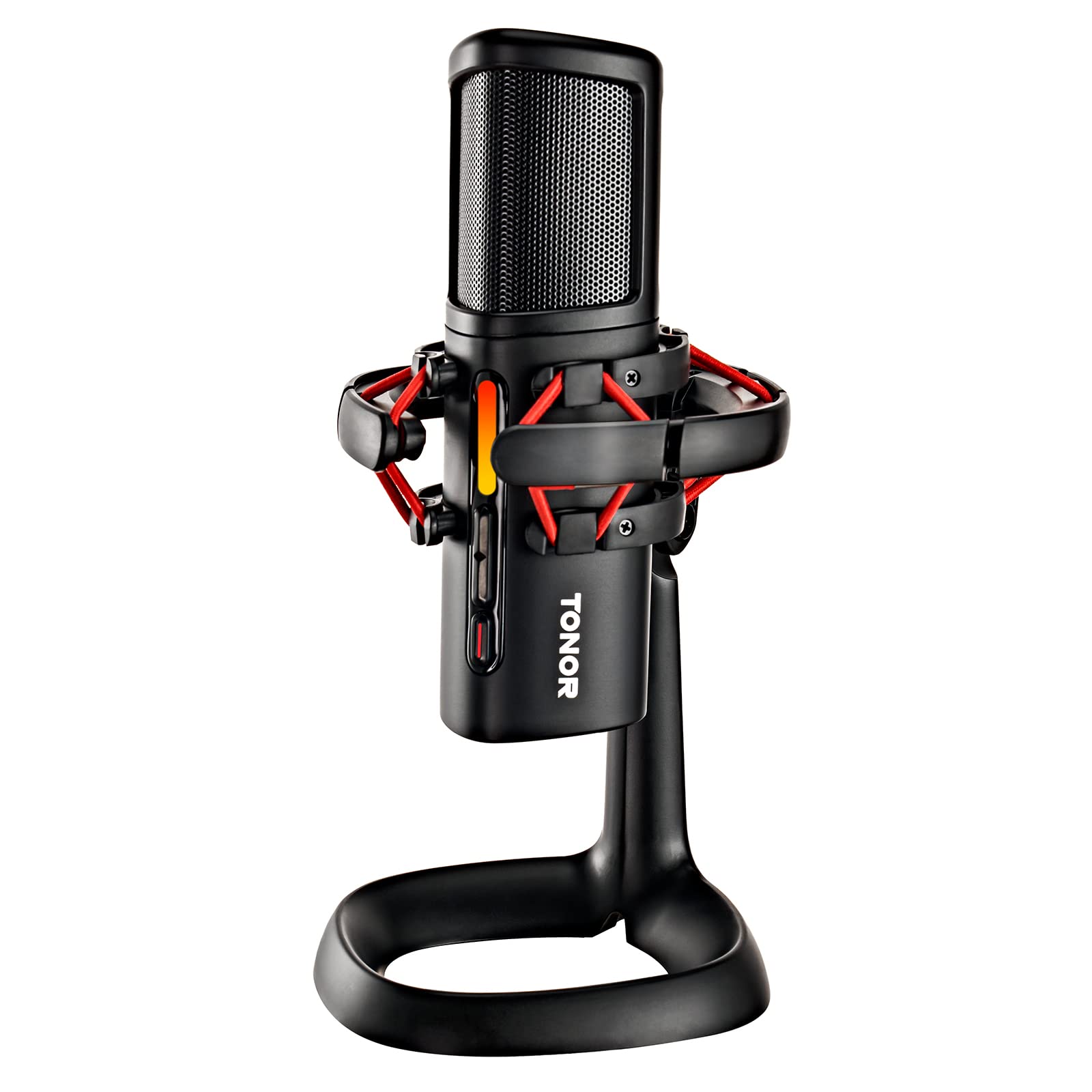 Tonor Usb Microphone Computer Gaming Condenser Mic, Noise-Canceling Zero Latency Monitoring For Podcast/Recording/Livestreaming/