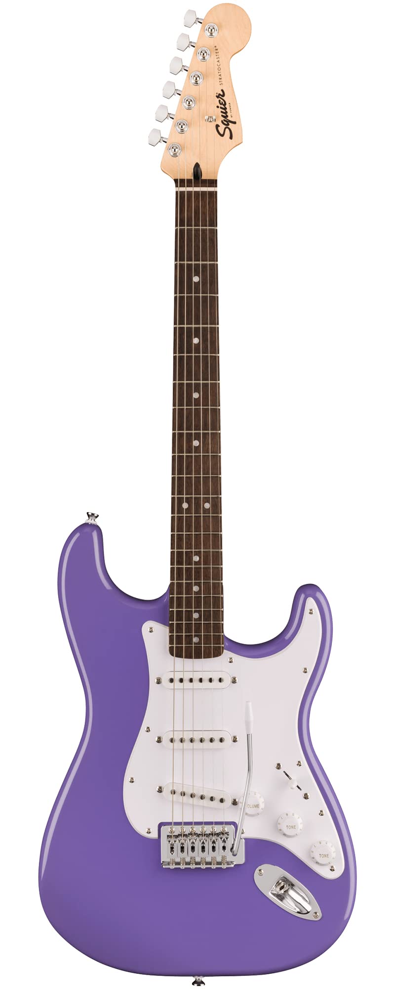 Fender Squier Sonic Stratocaster - Ultraviolet Bundle with Tuner, Strap, Picks, and Austin Bazaar Guitar DVD