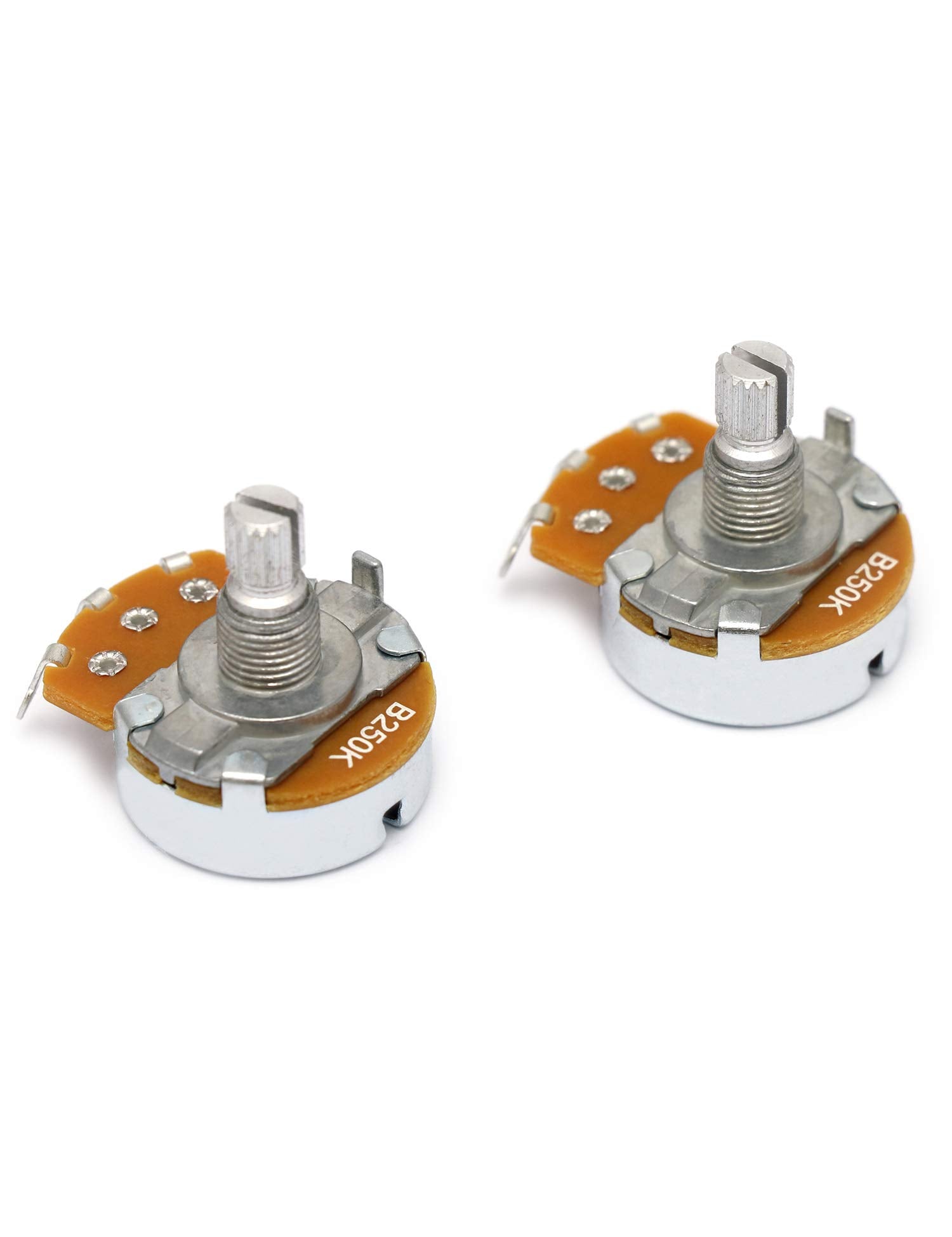 Metallor Alpha Pots Linear B250k Tone Potentiometer Electronics for Electric Guitar or Bass.(Larger B250k)