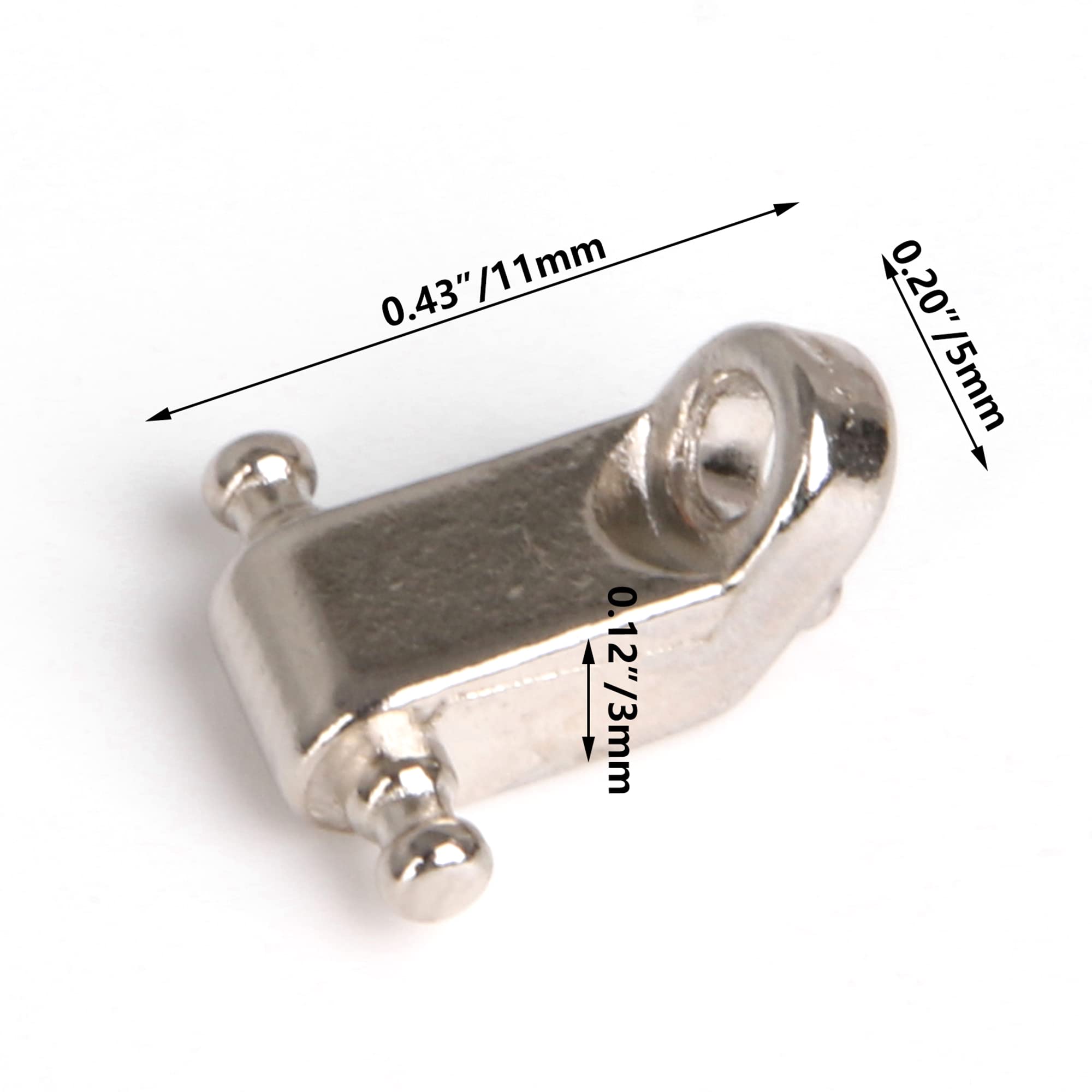 Bstinay 20pcs Sturdy Electric Guitar Roller String Retainers Trees Standard Roller String Guides with Screw Guitar Accessory