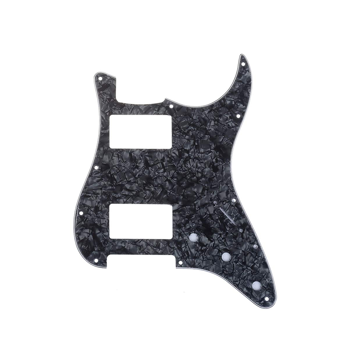Musiclily Pro 11 Hole Hh Guitar Pickguard Humbucker Scratch Plate For Usa/Mexican Fender Standard Stratocaster Strat St Modern S