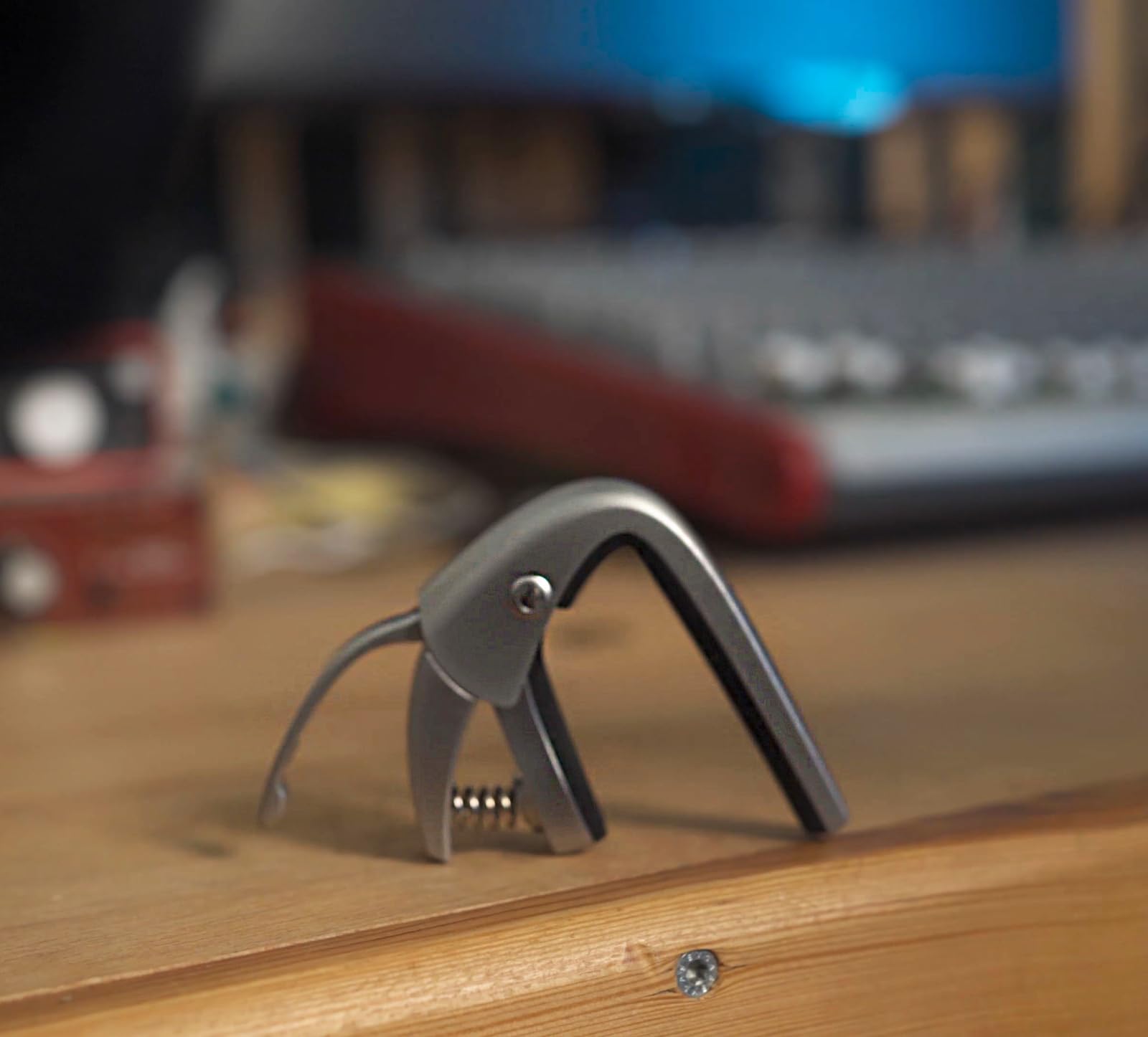 VEINTICO High-end Pro Guitar Capo for 6 Strings Acoustic and Electric Guitars with Quick Lock Performance-Silver