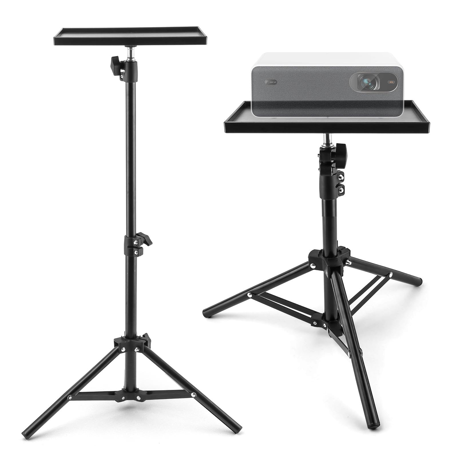Ranjaner Projector Tripod Stand, Portable Laptop Tripod Stand, Multi Purpose DJ Equipment Studio Stand Mount Holder for Outdoor 