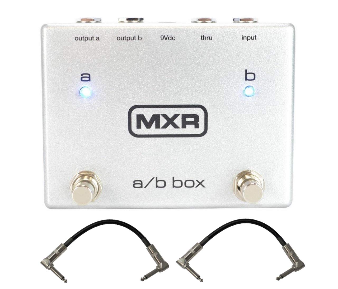 Mxr M196 A/B Box Guitar Pedal W/ Patch Cables