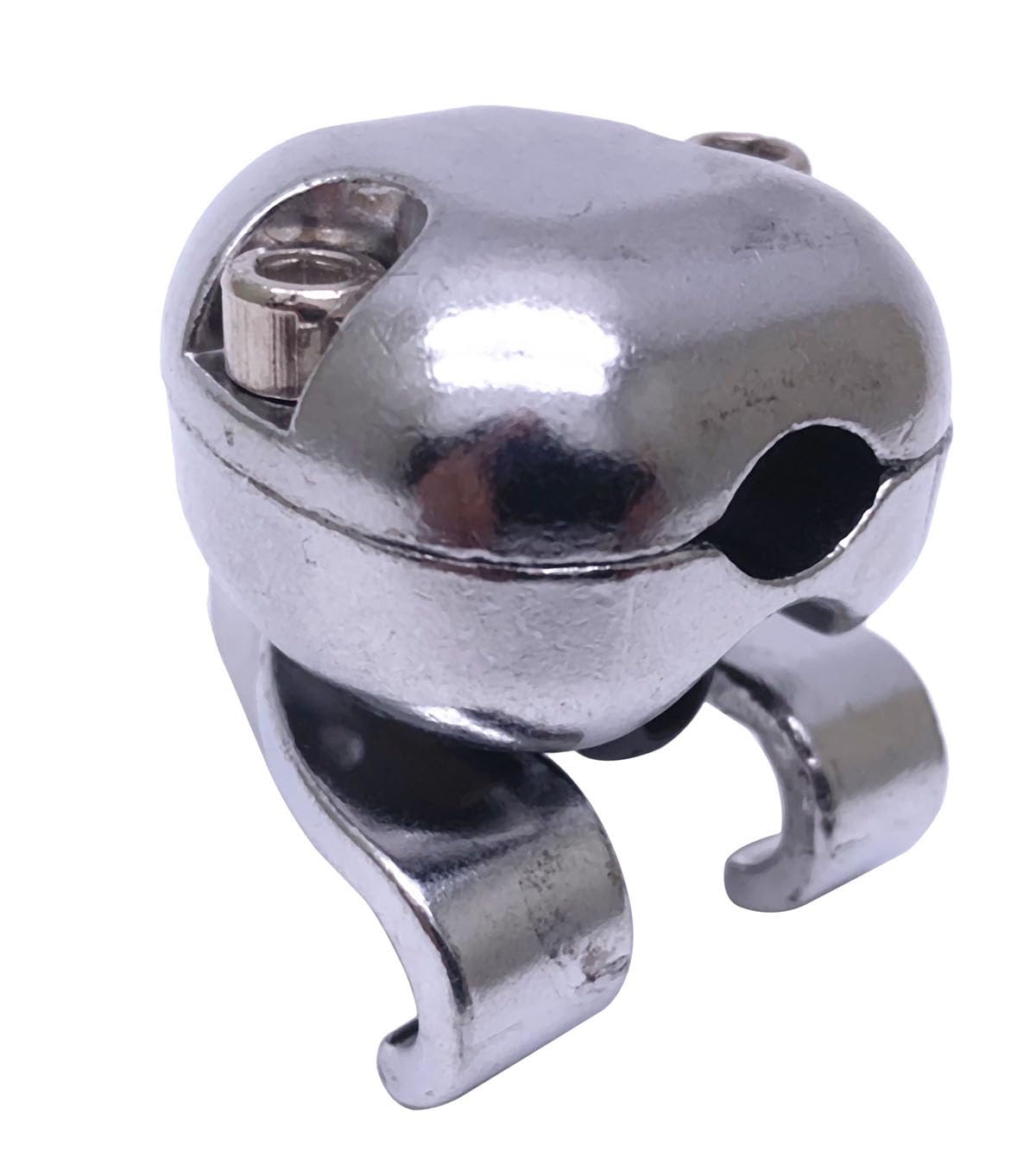 TUOREN Bass Drum Hoop Mounting Bracket Tom Hoop Clamp for Cowbell, Jam Block, Tambourine, Splash Cymbal Silver