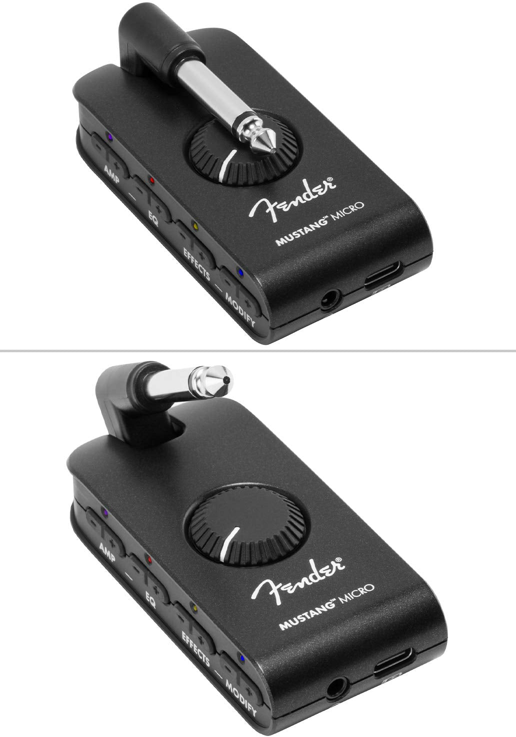 Fender Mustang Micro Personal Guitar Amplifier Bundle with Austin Bazaar Exclusive 12-Pack Picks and Instructional DVD