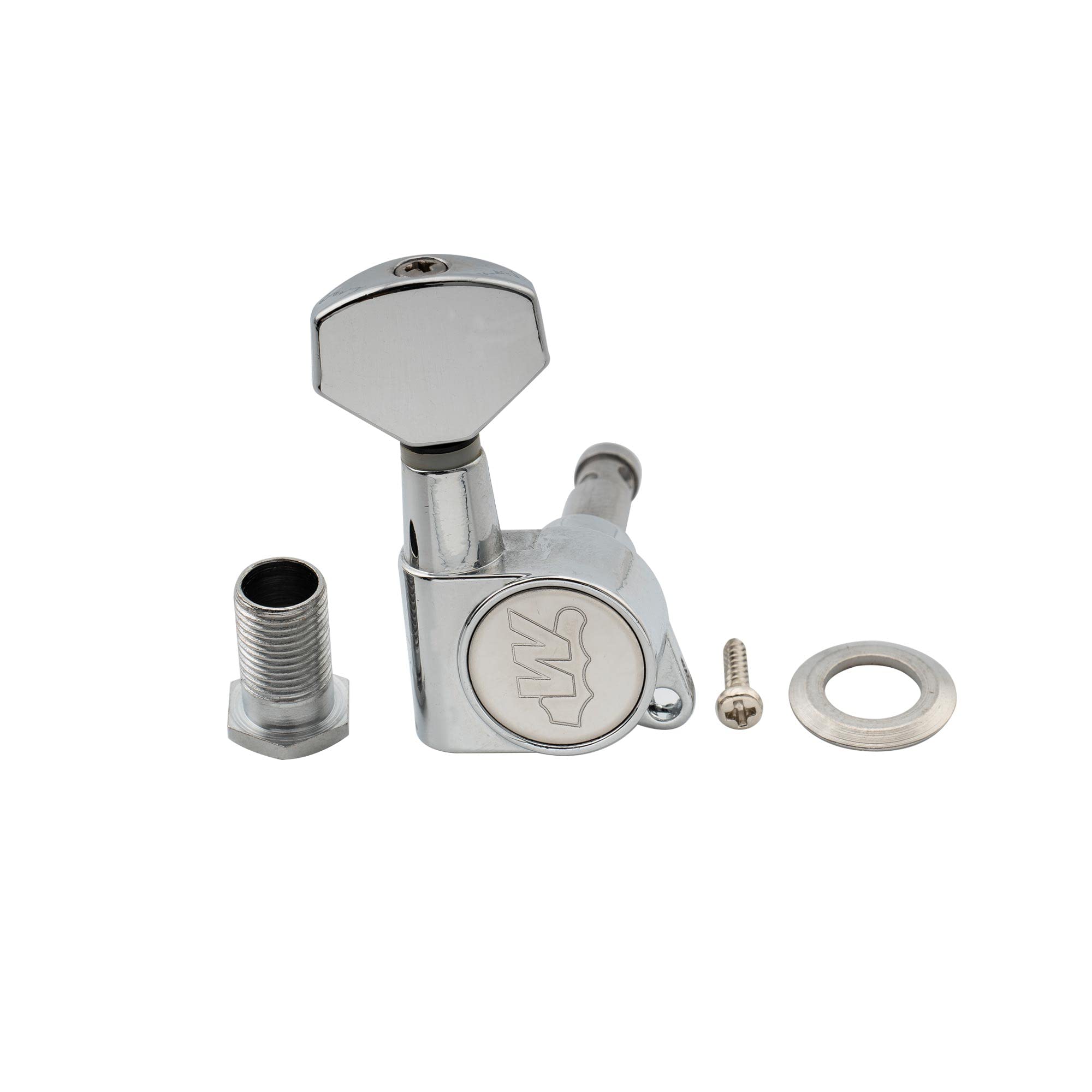 Wilkinson WJN07 6 inline EZ-LOK Guitar Tuners Machine Heads 19:1 Ratio Tuning Pegs Keys for Fender Strat Stratocaster Tele Telec