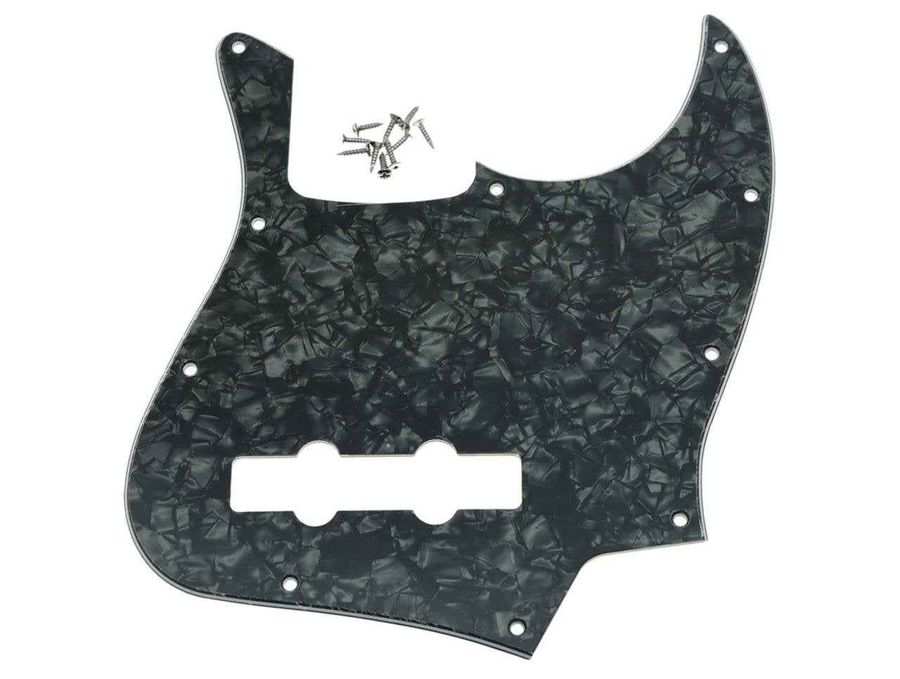 Dopro Jazz Bass J Bass Pickguard For Usa/Mexican 4 String Fd Jazz Bass Black Pearl