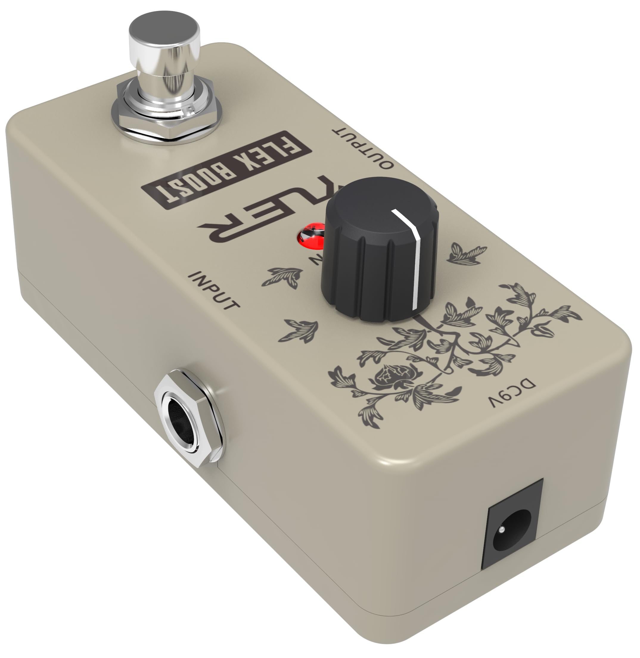 Flex Boost,Guitar Pedal,Electric Guitar Effects Pedal for Guitars and Bass Effect Pedals Mini Single Type DC 9V True Bypass