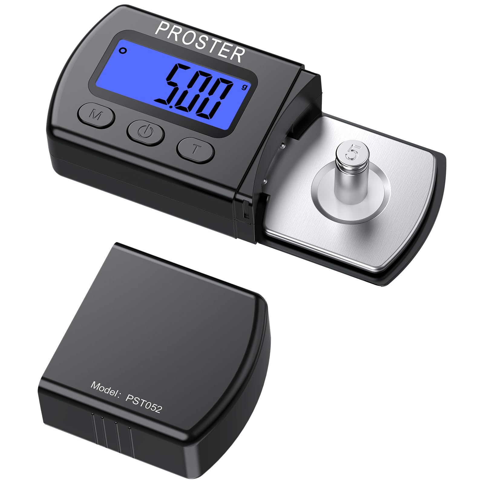 Proster Turntable Stylus Force Tracking Scale - Phono Turntable Cartridge Pressure Gauge 5g/0.01g Tone Arm Scale Record Stylus A