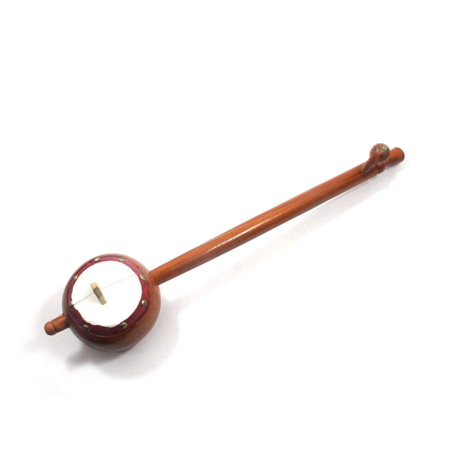 Sai Musical Pure Handmade Fine Crafted Indian Musical Instruments Wooden Playing Iktara (Tumbi)