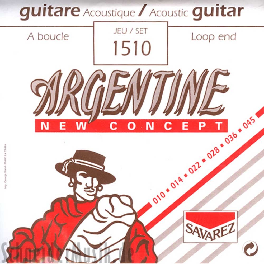 Savarez Strings Set Argentine Extra Light Loop End Accordion Accessory (1510)