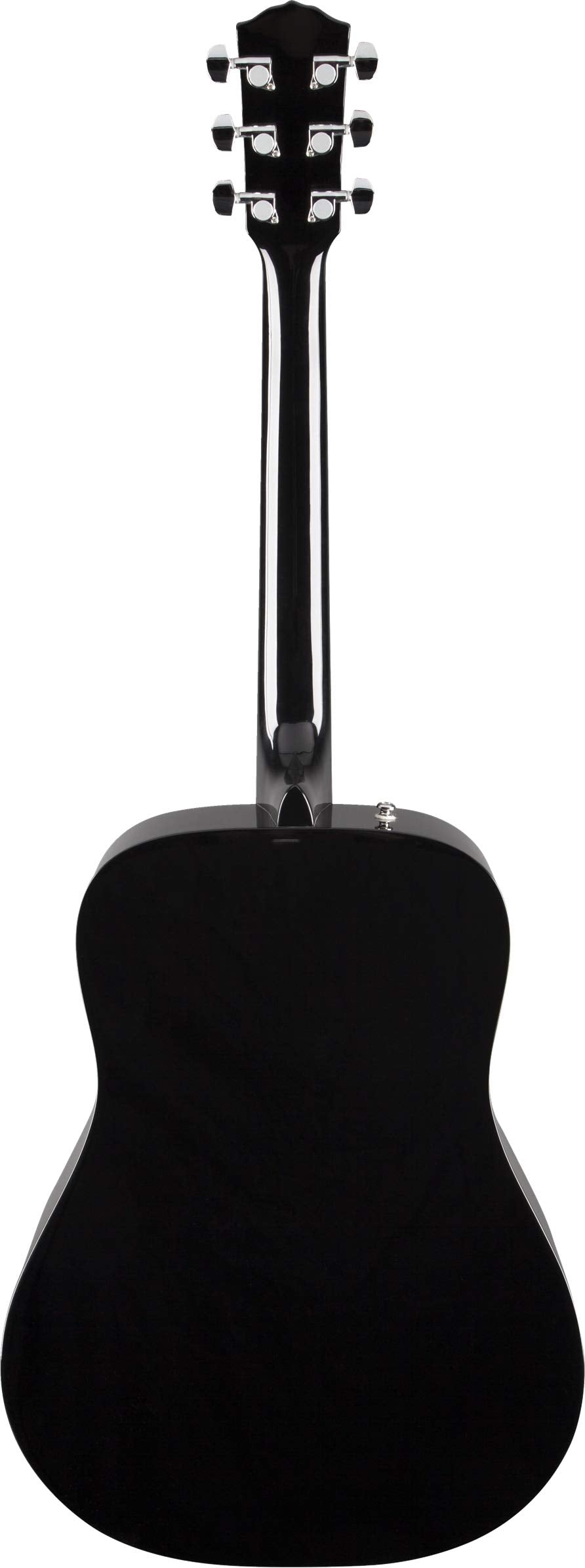 Fender CD-60 Dreadnought Acoustic Guitar - Black Bundle with Hard Case, Strap, Tuner, Strings, Picks, Instructional Book, Online