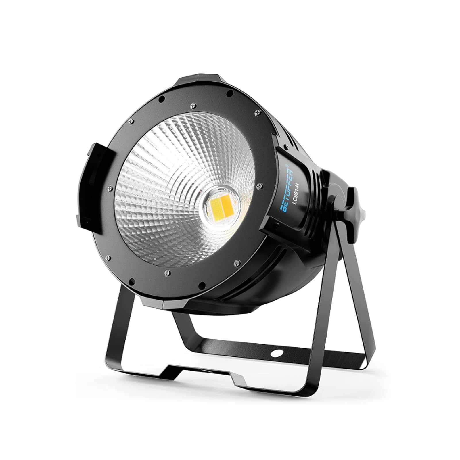 BETOPPER Stage Spotlights, 100W LED DMX Lights, Warm & Cold White Spot Lights COB Stage Lighting, Strobe Lighting for Church, Pa