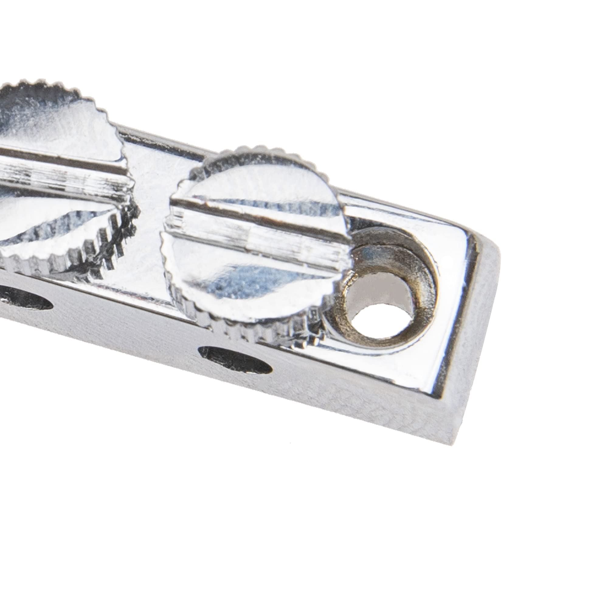 1Pcs Yootones Guitar Bass Allen Wrench/Key Headstock Wrench Holder Compatible with Floyd Rose Tremolo Guitar (Silver)