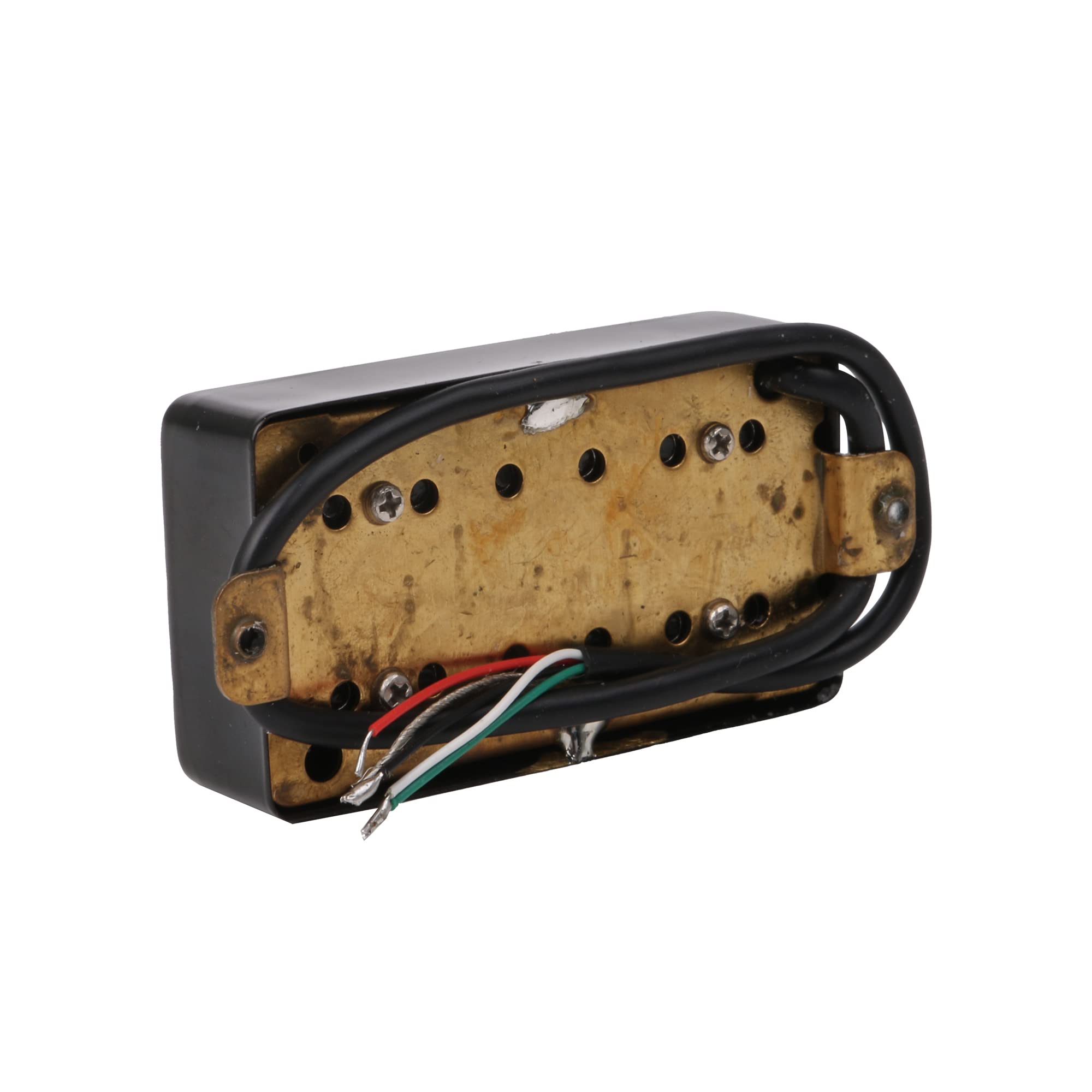 Yibuy Black 50mm/52mm Bridge & Neck Humbucker Pickups Set for Electric Guitar Set of 2