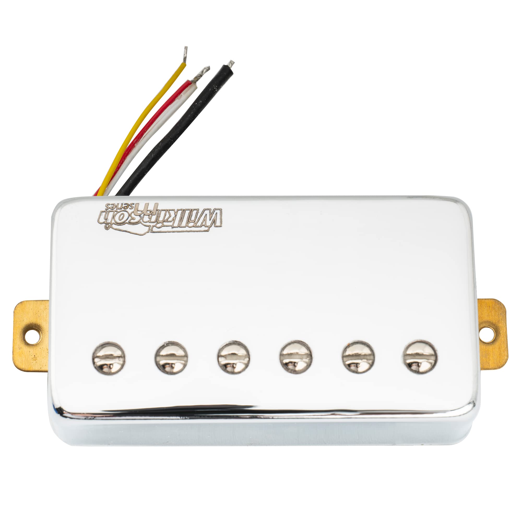 Wilkinson Vintage Tone Alnico 5 Humbucker Neck Pickup for Les Paul Style Electric Guitar, Chrome