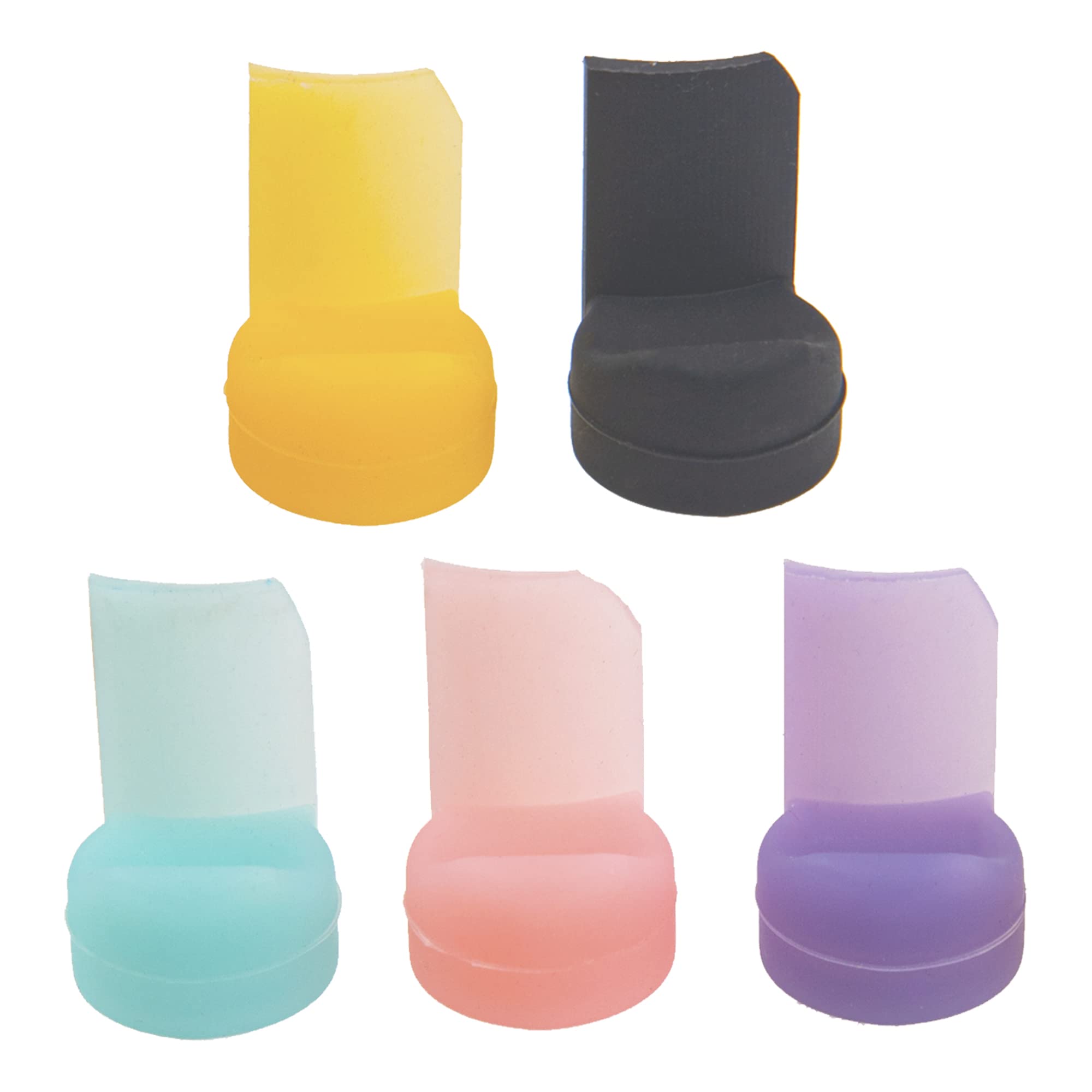 5Pcs Yootones Clarinet Oboe Thumb Rest Cushion Thumb Protector Compatible with Woodwind Instrument(5 Colors)
