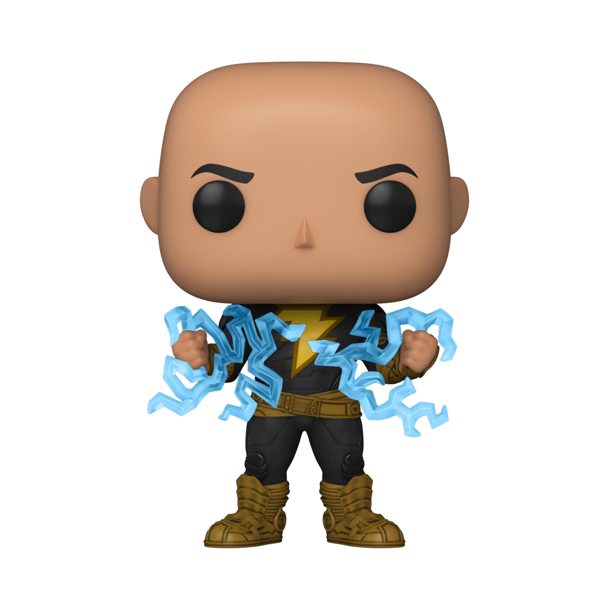 Funko Pop! Movies: Black Adam - Black Adam No Cape with Lighting Chest - Chance of Chase, Multicolor, Standard, 64189