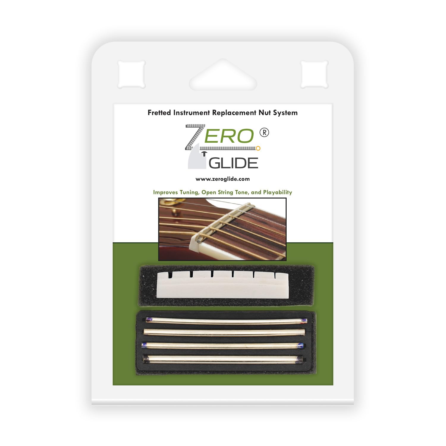 Zero Glide Slotted Zs-1 Guitar Nut System For Gibson