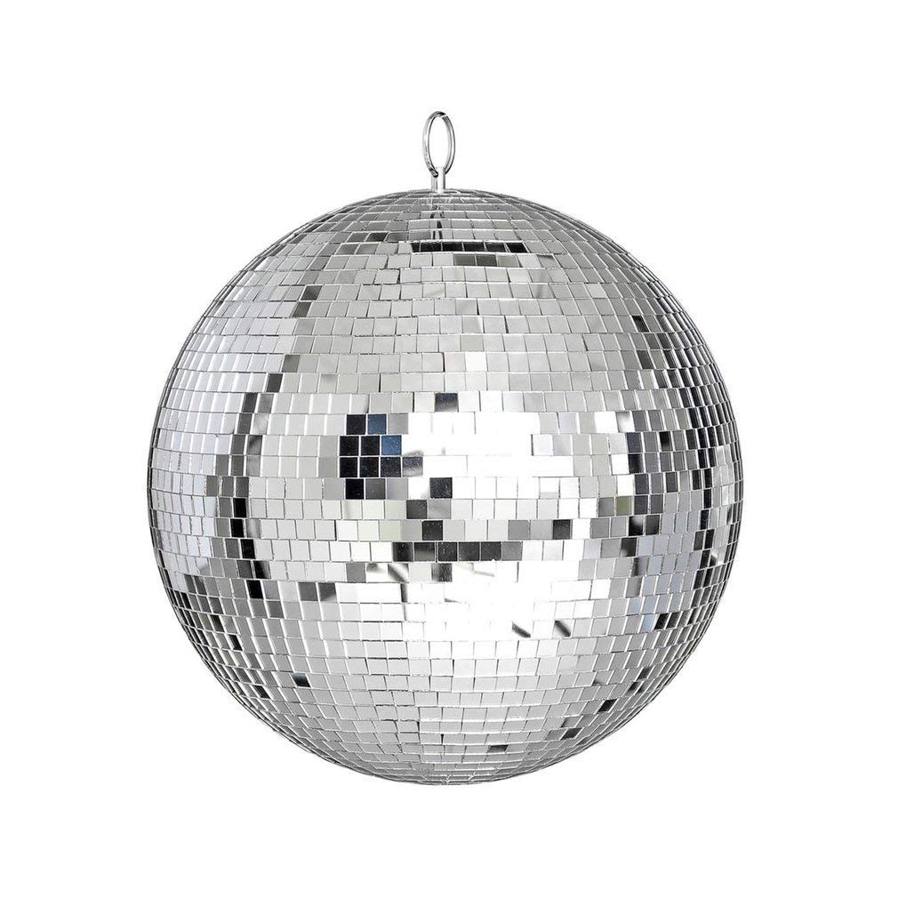 Alytimes Mirror Disco Ball - 8-Inch Cool and Fun Silver Hanging Party Disco Ball -Big Party Decorations, Party Design
