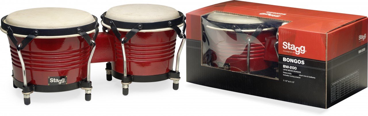 Stagg Bw200Ch Bongos Cherry