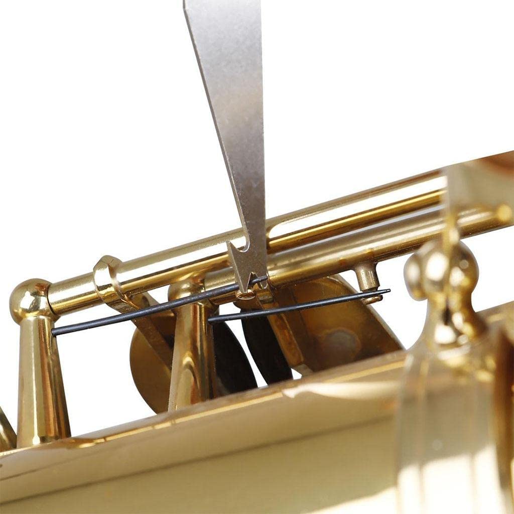TUOREN Woodwind Repair Tool Double Head Spring Hook for Saxophone Clarinet Flute Basson Oboe Piccolo Accessory