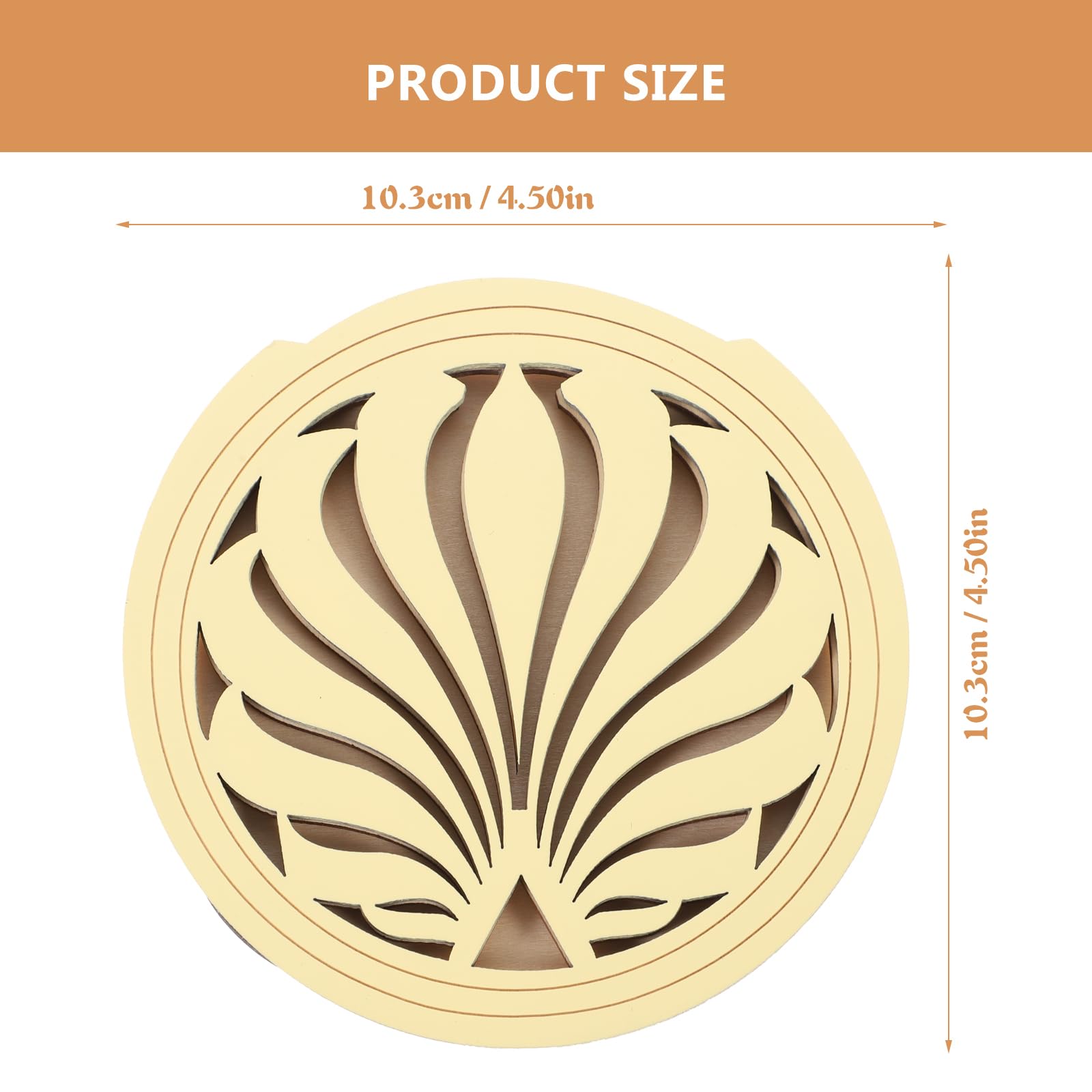 ULTNICE Acoustic Guitar Soundhole Cover Guitar Accessory for Sound Hole Feedback Control