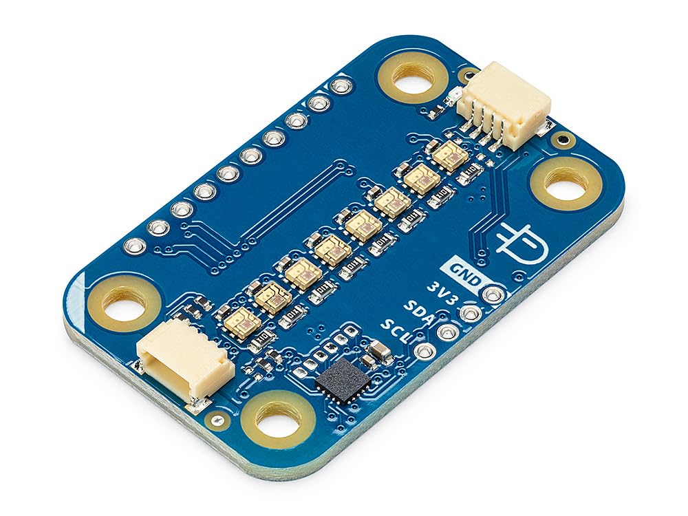 Arduino Modulino Pixels [ABX00109] - Qwiic-Compatible RGB LED Module with 8 Addressable LEDs for Visual Effects in Arduino Proje