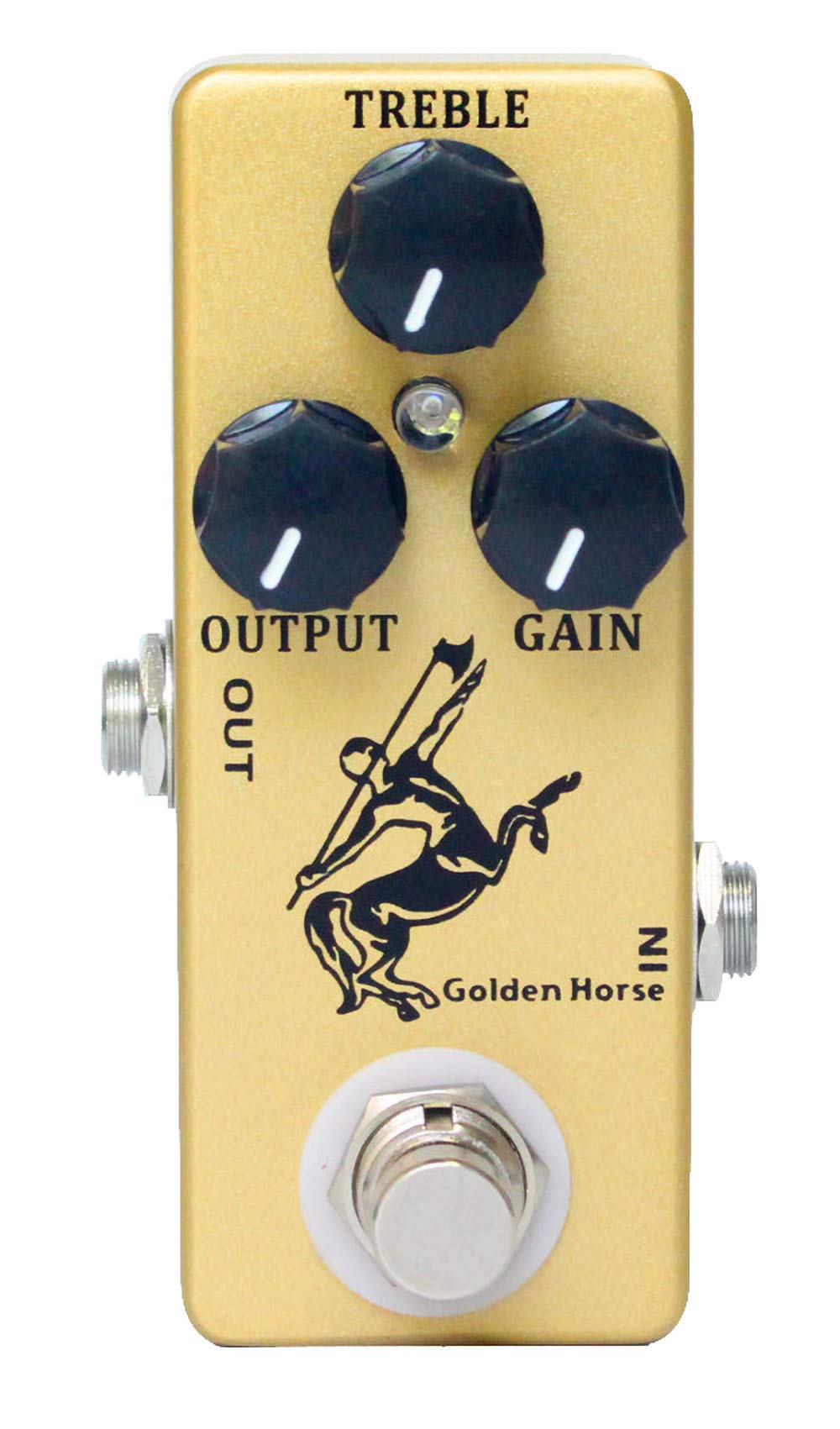 Ymuze Moskyaudio Golden Horse Guitar Pedal With Overdrive Function