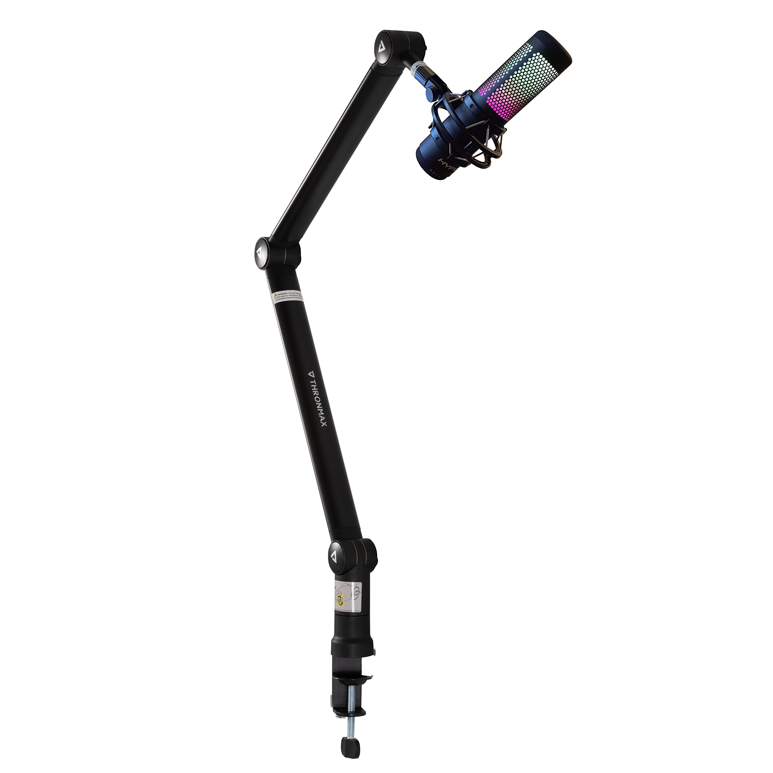 Thronmax S3+ Zoom Boom Arm- Mic Arm- Fully Adjustable Podmic For Gamers And Podcasts- Universally Compatible Mic Stand Desk Moun