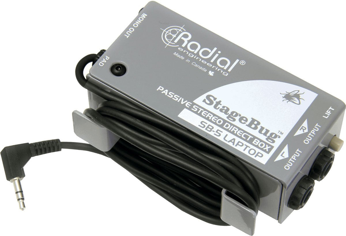 Radial StageBug SB-5 1-channel Passive Laptop Direct Box