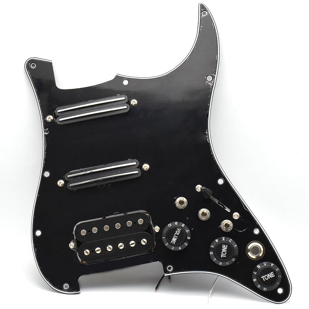 Humbucker Electric Guitar Pickguard Pickup With Singlecut Wiring Loaded Prewired Pickguard Ssh Guitar Pickguard Swith Control Sc