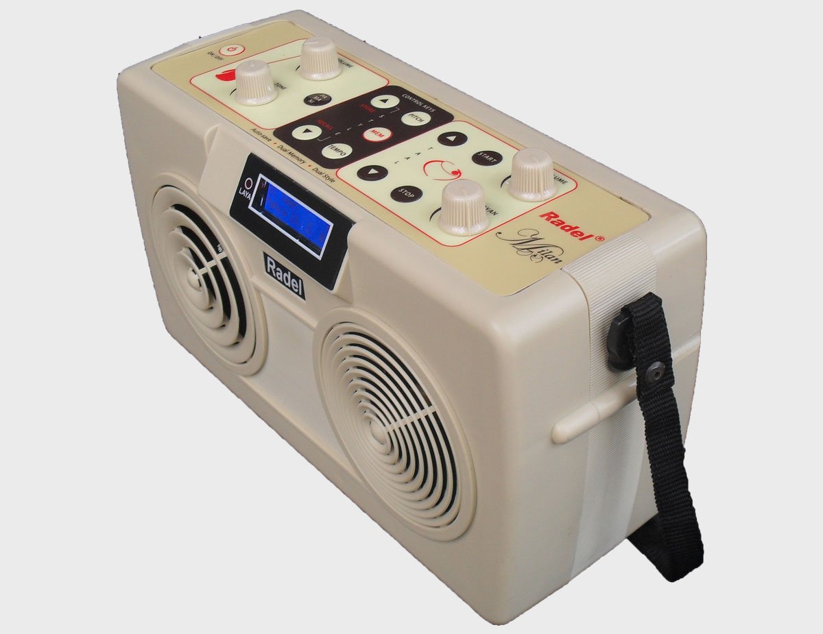 The Radel Milan Is The First Of Its Kind Unique 2-In-1 Digital Tabla-Tanpura.