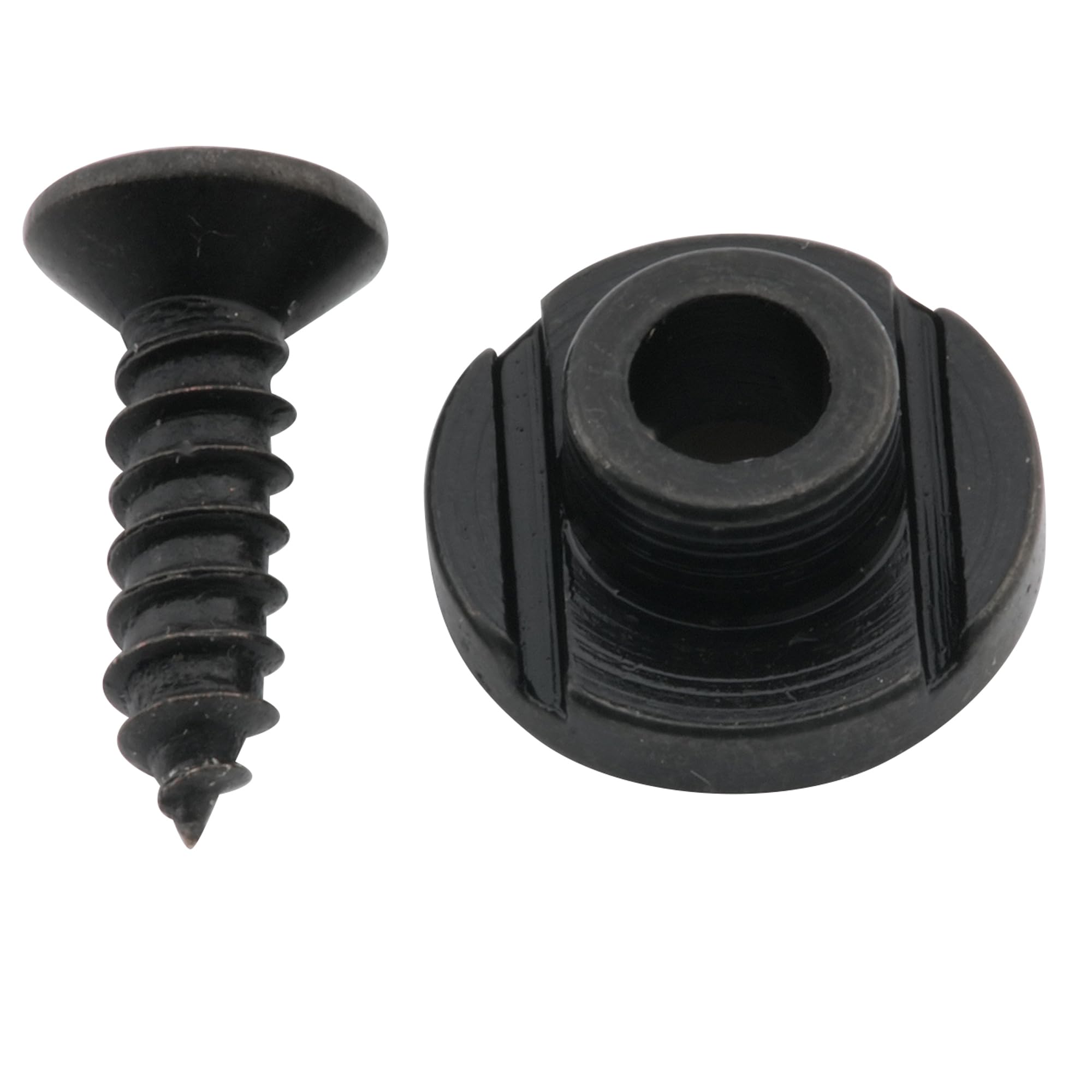 Musiclily Pro Steel Vintage Tele String Guide Guitar String Tree Retainer for Tele Style Electric Guitar, Black