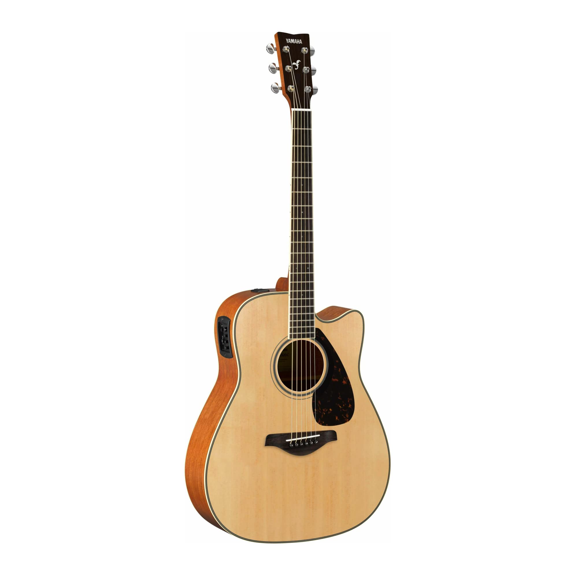 Yamaha Fgx820C Solid Top Cutaway Acoustic-Electric Guitar, Natural