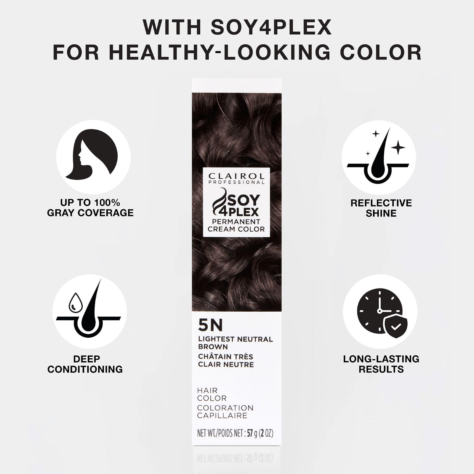 clairol Professional Permanent crAme, 10n Lightest Neutral Blonde, 2 oz (Pack of 1)