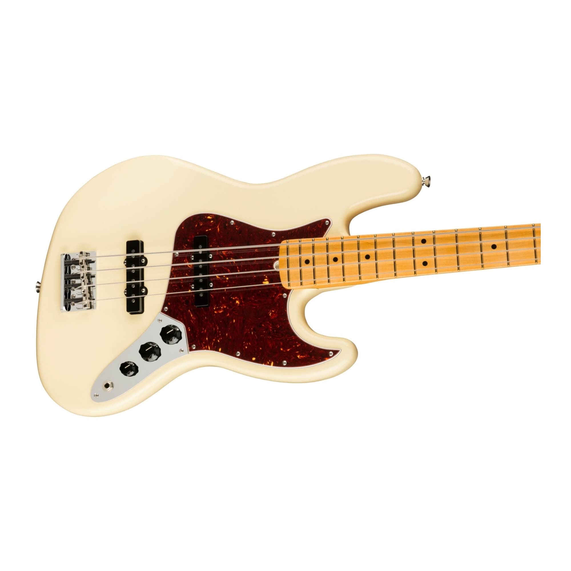Fender American Professional II Jazz Bass, Olympic White, Maple Fingerboard