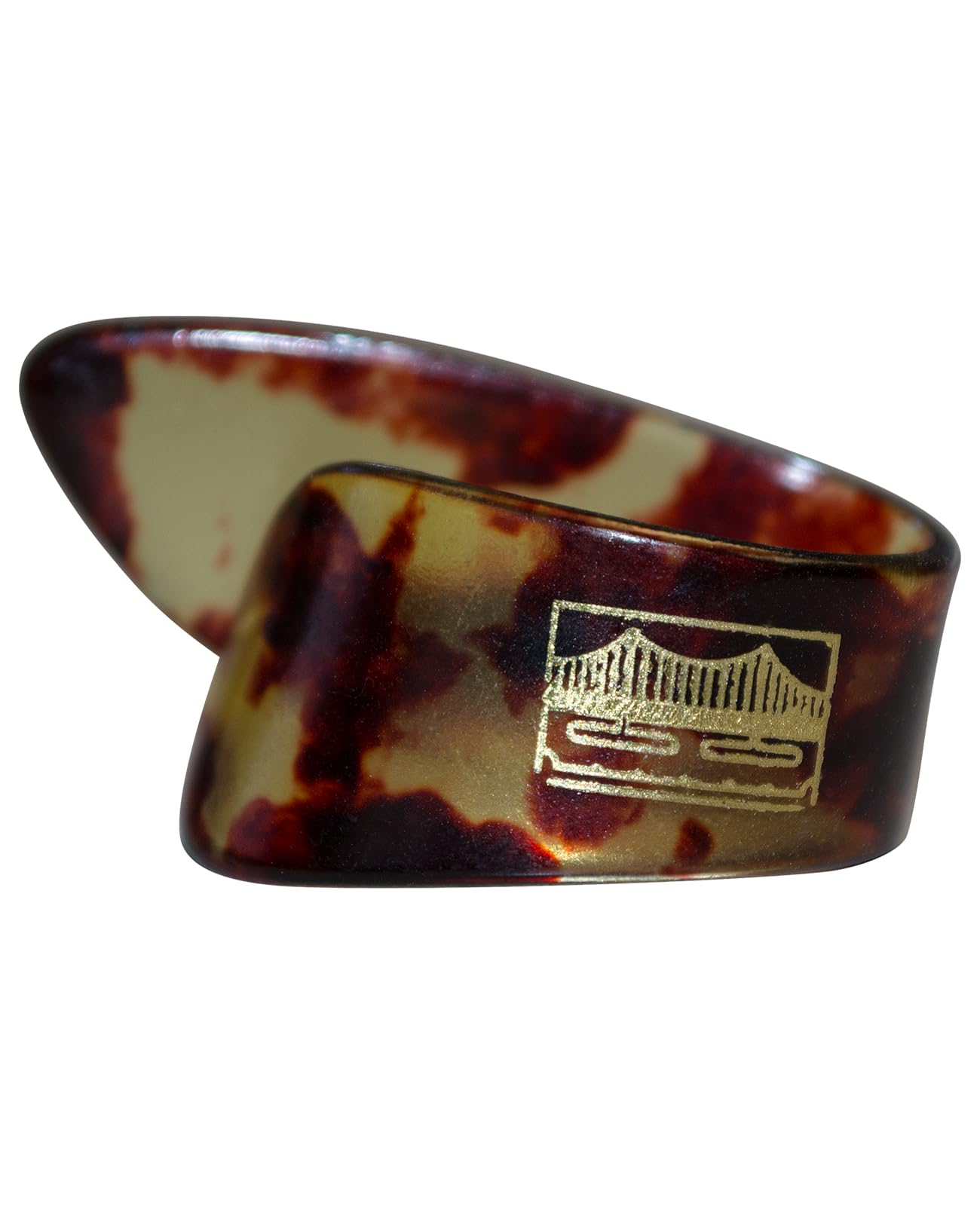 Golden Gate GP1-GP9 Thumb & Finger Pick Pack - Stainless Steel/Mock Tortoise - Large