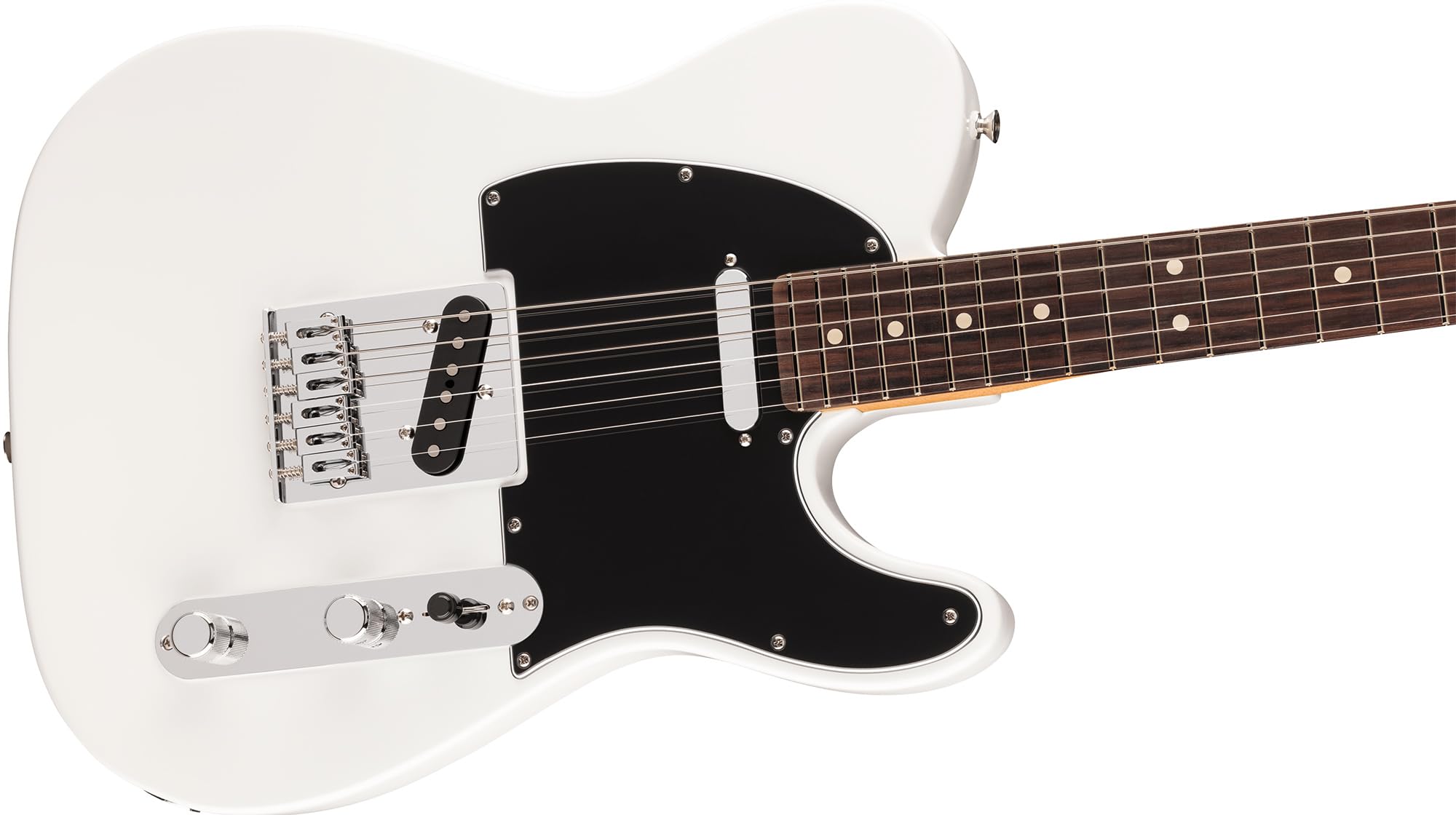 Fender Player II Telecaster - Polar White Bundle with Gig Bag, Strap, Cable, 3-Pack Picks and Guitar Cleaning Kit